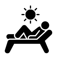 sunbathing