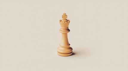 Strategic chess move wooden king piece game room still life minimalist setting focused angle tactic visualization