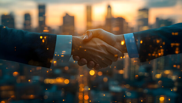 Strategic Company Acquisitions and Mergers, depicting business leaders engaged in negotiation discussions to facilitate corporate consolidation and drive business growth initiatives