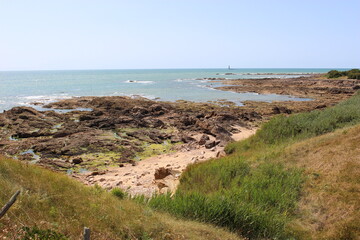Les Sables-d'Olonne : les rochers de la Route Bleue (La Chaume) - 1