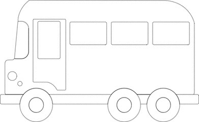 vector illustration of a bus