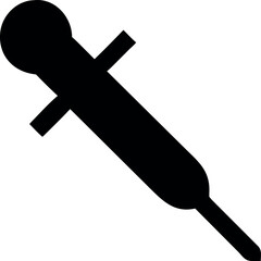 Burette Icon Design for Science Chemistry or Laboratory Use in Various Colors