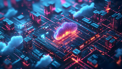 Container Orchestration Systems, data center environment illustrating Kubernetes clusters managing scalable container deployments with automated scheduling and resource optimization