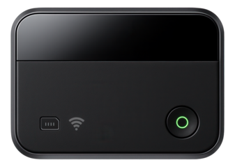 Compact travel router with built-in SIM card slot and dual-band Wi-Fi support