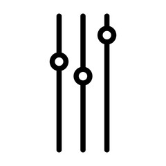 preferences line icon