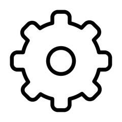 settings line icon