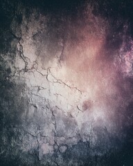 Abstract texture of cracked wall surface with gradient hues showcasing a blend of dark and light colors for creative backgrounds
