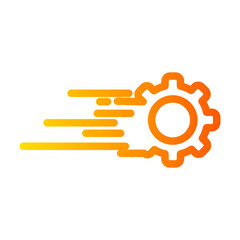 quick response gradient icon