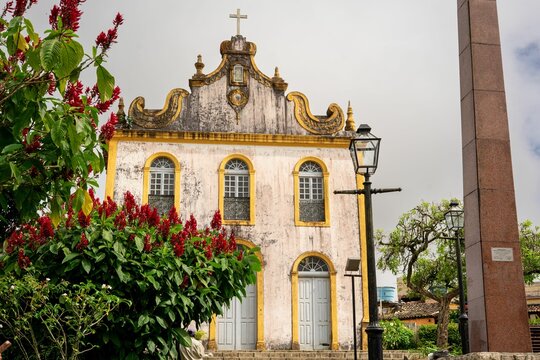 Historic church facade. - Powered by Adobe