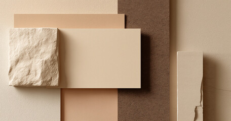Neutral Colored Textured Background Flatley Mockup minimal background