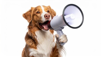 Dog with megaphone (1)
