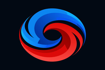 abstract background with spiral