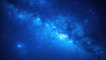 Deep space galaxy night view
