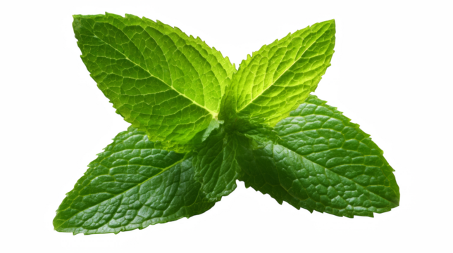 Vibrant green mint leaves, a close up on fresh spearmint against a dark background, ideal for culinary, herbal, or botanical themes.