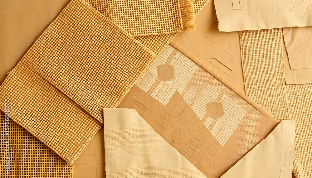 Poster textured patterns and materials for creative design projects in digital studio