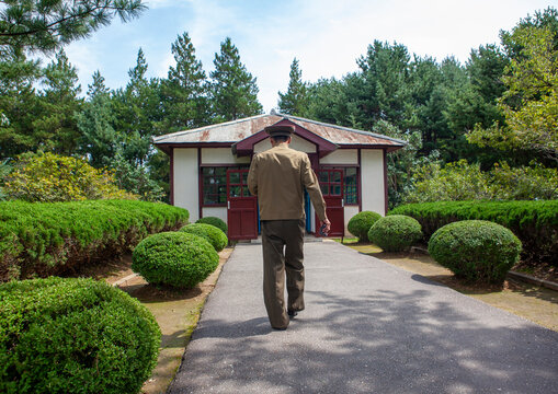 The building where armistice was signed, North Hwanghae, Panmunjom, North Korea