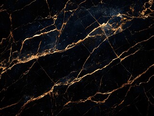 Elegant Black Gold Marble Texture Background, Luxury Stone Design