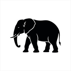 elephant silhouette vector