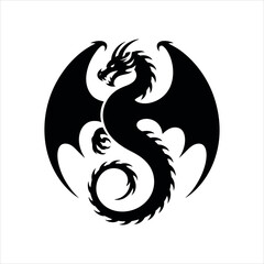 black and white tattoo design