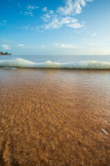 Rajakkamangalam Thurai Beach, Kanyakumari, Tamil Nadu, India.