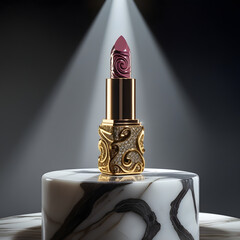 Luxury Lipstick, Elegant and Glamorous, EDL for High-End Beauty Branding and Cosmetic Product Promotions.