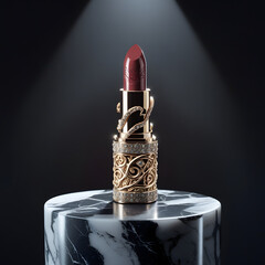 Luxury Lipstick, Elegant and Glamorous, EDL for High-End Beauty Branding and Cosmetic Product Promotions.