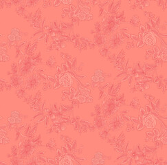 geometrical and mono colour design and paisly allover design