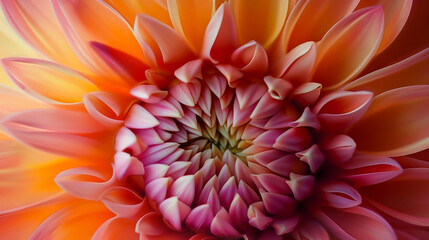 Obraz premium dahlia flower closeup