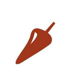  Flat Icon Red Chili Pepper 