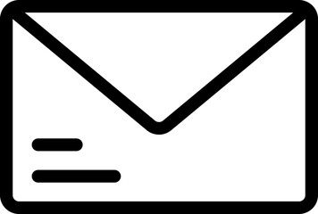 Simple Envelope Icon  Clean, Minimalist Design for Email, Messaging, and Communication