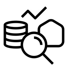 iot data analytics - Internet Of Things - line outline