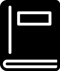 Iconic Book Illustration for Educational Content and Website Design A Minimalist Symbol