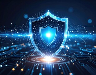 Digital shield graphic