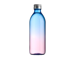 Naklejka premium Elegant glass bottle with color gradient