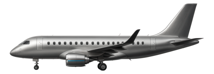 Wide-body regional aircraft with a spacious cabin and dual undercarriage