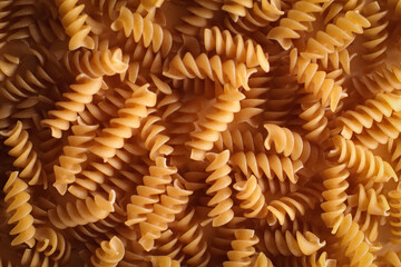 noodles on a solid color background, eat, noodles, cooking, top view, flat lay