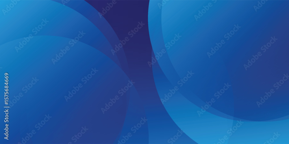 Poster abstract blue wallpaper background with dynamic shapes composition, featuring an abstract dark blue 