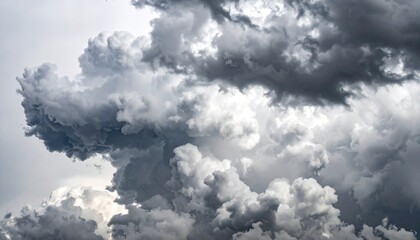 Dramatic storm clouds