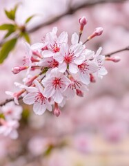 Naklejka premium pink cherry blossom