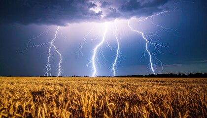 Dramatic storm over golden wheat field (1)