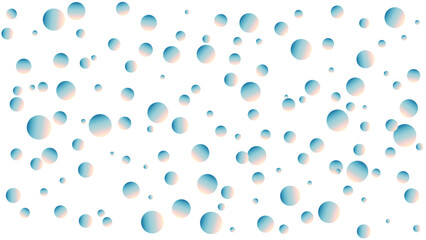 レトロカラーグラデーションのランダムな水玉背景
Retro color gradient random polka dot background