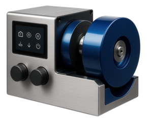 Compact digital centerless grinder with a user-friendly interface and quick-change wheel system for prototype development