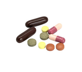 Tablet set on transparent background