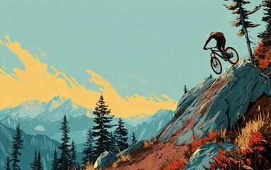 mountain biking