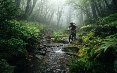 mountain biking