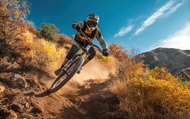 mountain biking