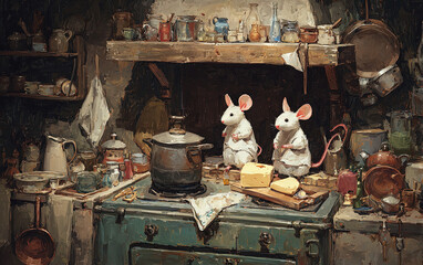 mice in the kitchen