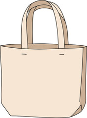 Beige Tote Bag Mockup Versatile Design for Branding and Promotion