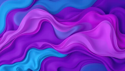Obraz premium Abstract purple and blue wave pattern (3)