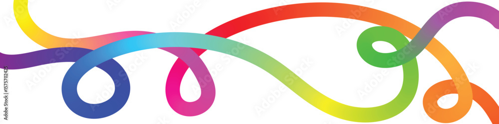 Aufkleber abstract swirl gradient overlap abstract background stock illustration.